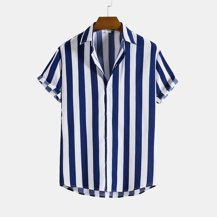 Wide Stripes Cotton Shirts