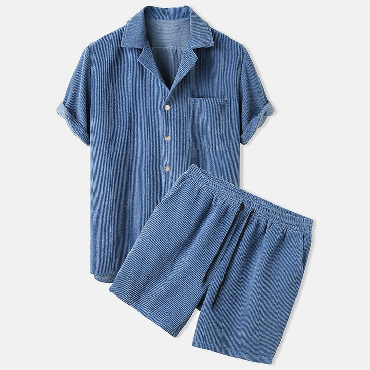 Corduroy Short Sleeved Shirt