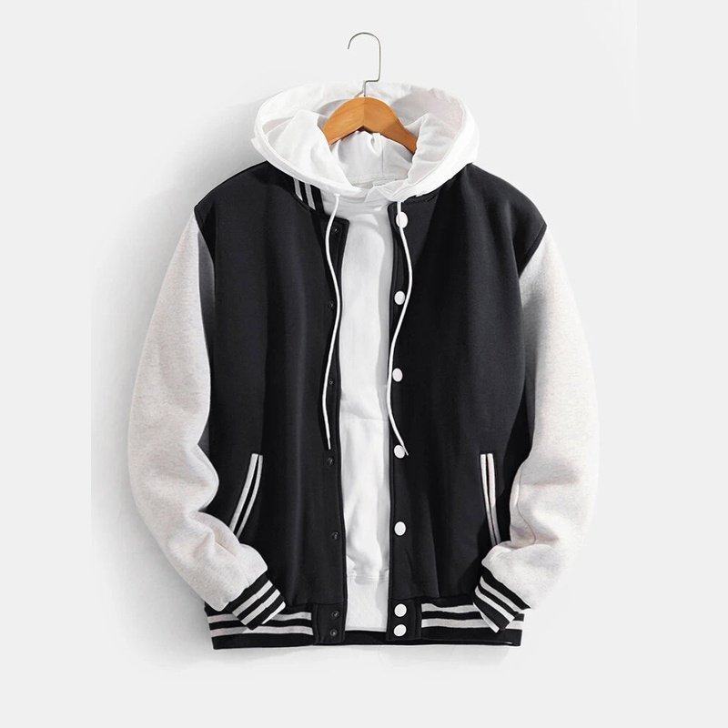 Contrast Baseball Jacket