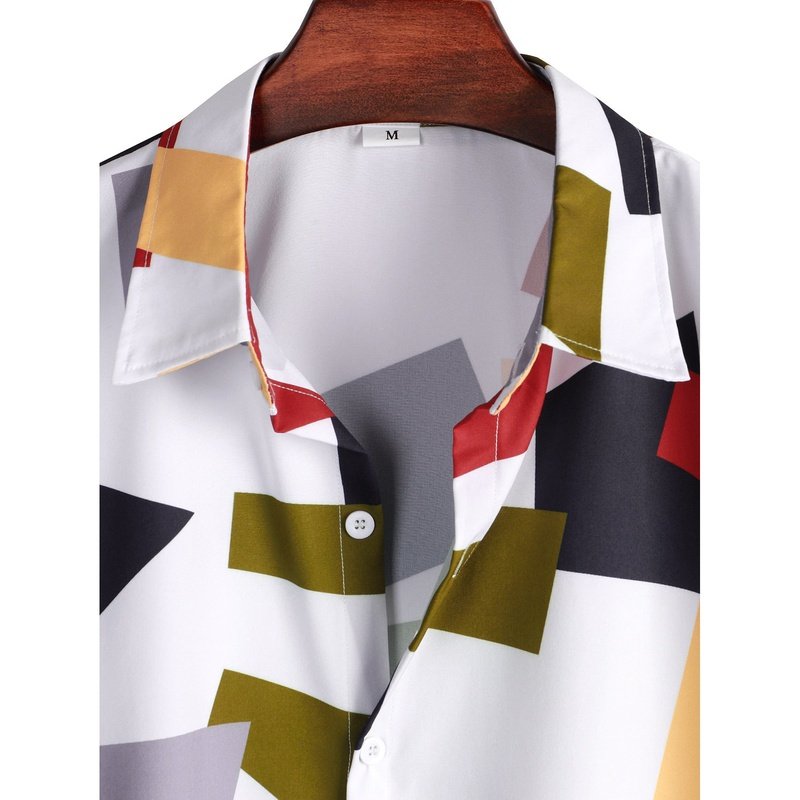 Geometric Print Shirt