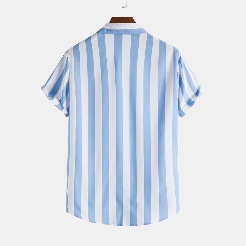 Wide Stripes Cotton Shirts