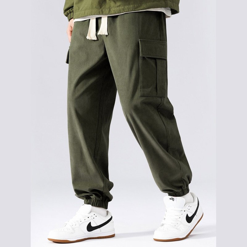 Drawstring Cargo Joggers
