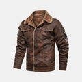 Regular Fit Faux Fur Suede Jacket