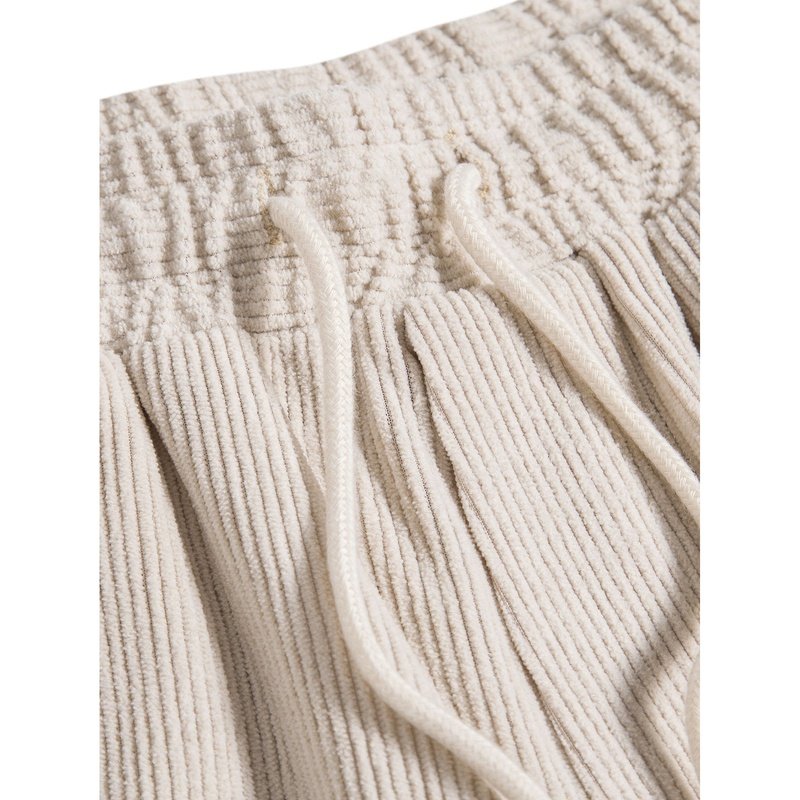 Corduroy Drawstring Shorts