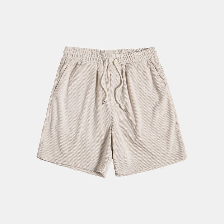 Corduroy Drawstring Shorts