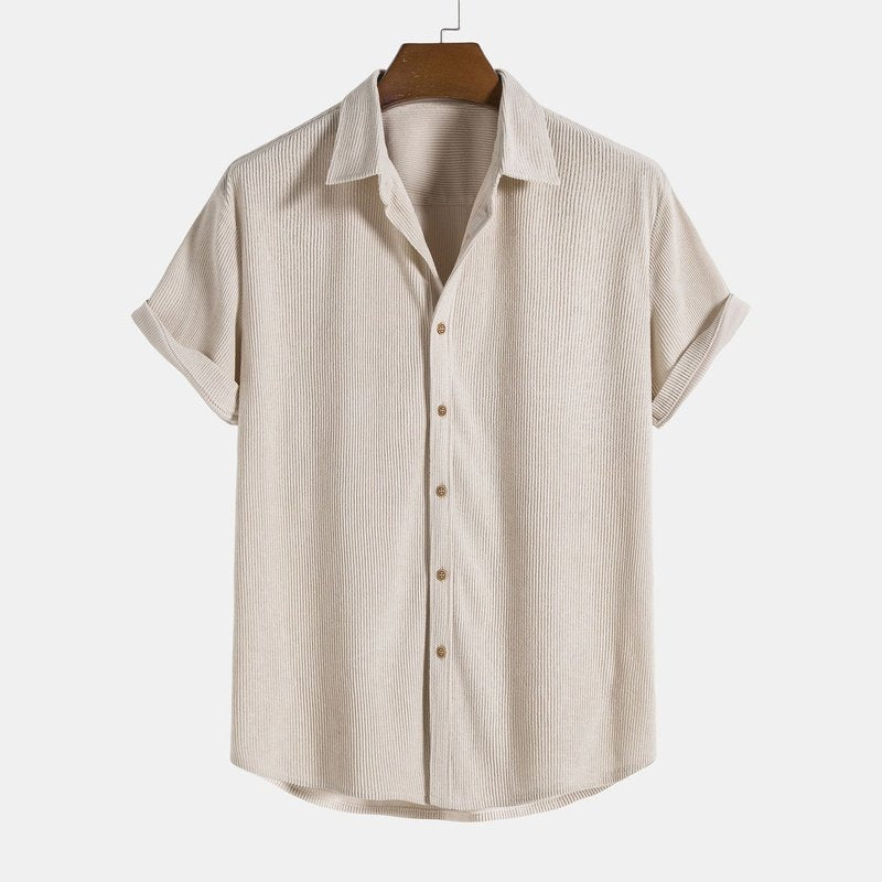 Corduroy Shirt And Shorts