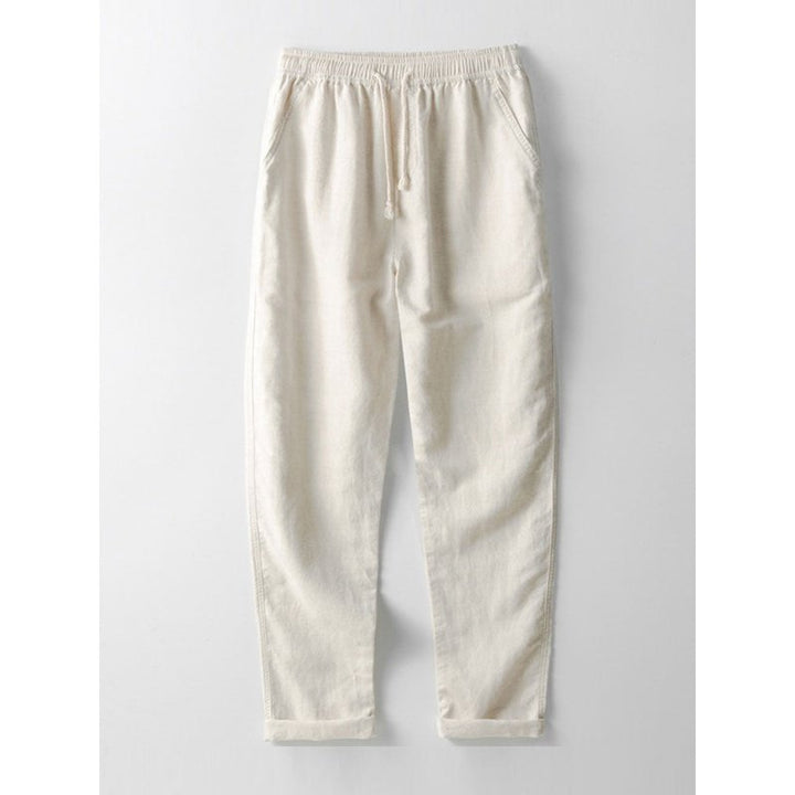 Straight Leg Linen Pants