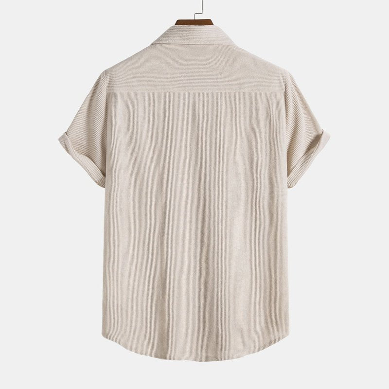 Corduroy Shirt And Shorts