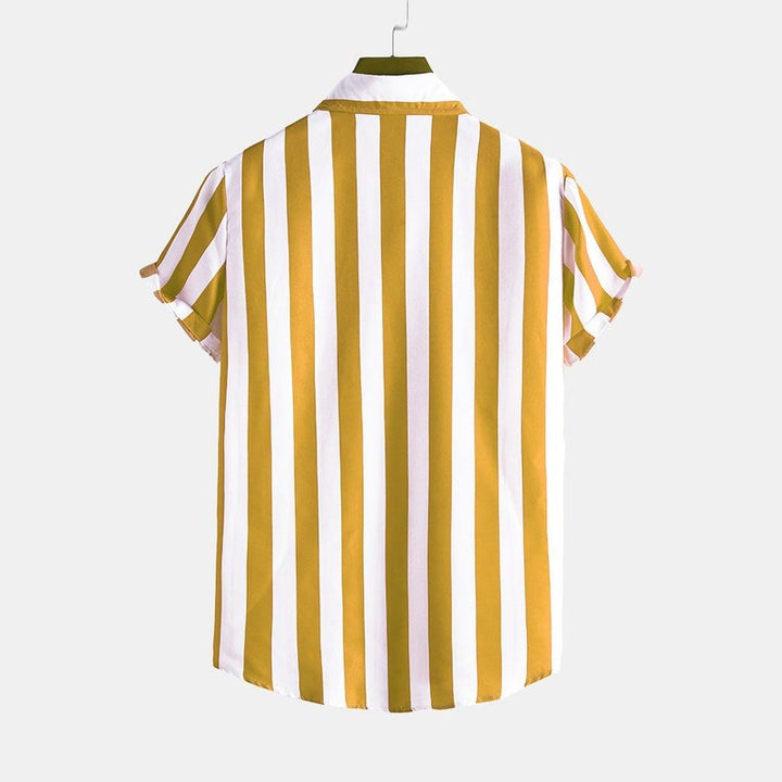 Wide Stripes Cotton Shirts