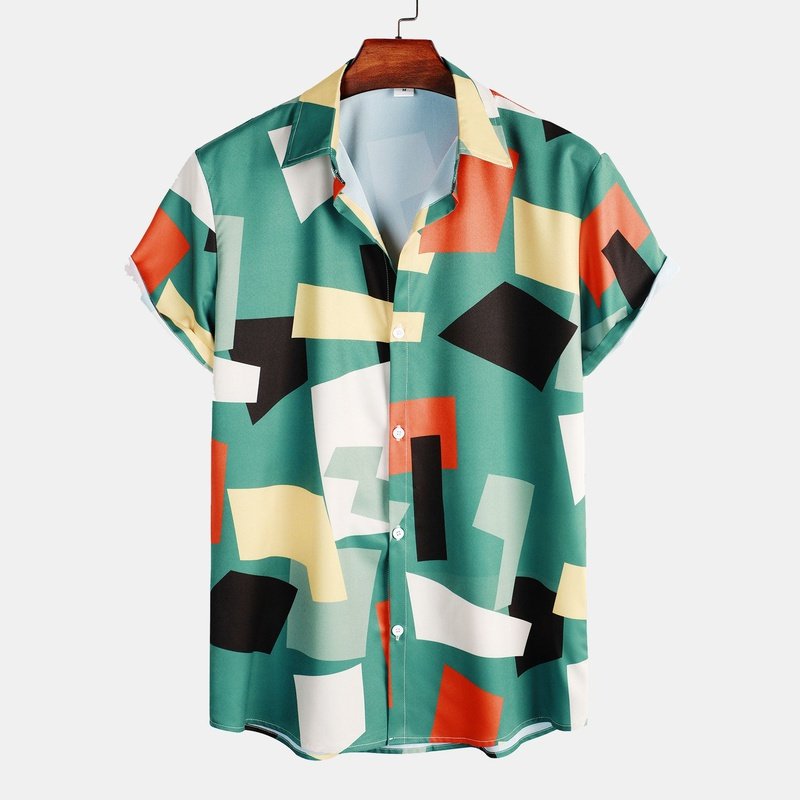 Geometric Print Shirt