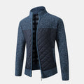 Patchwork Zip Up Sweater