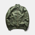 Men Zip Up Bomber Jacket