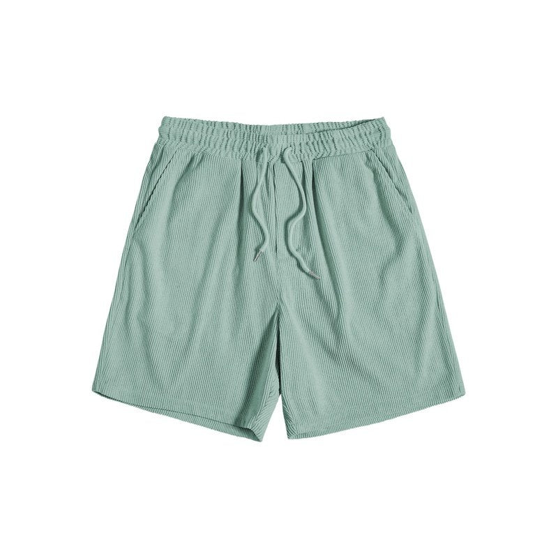 Corduroy Shirt And Shorts
