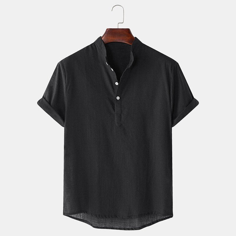 Smiley Print Button Up Shirt