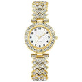 Women's rhinestone quartz watch