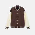 Jersey Contrast Preppy Jacket