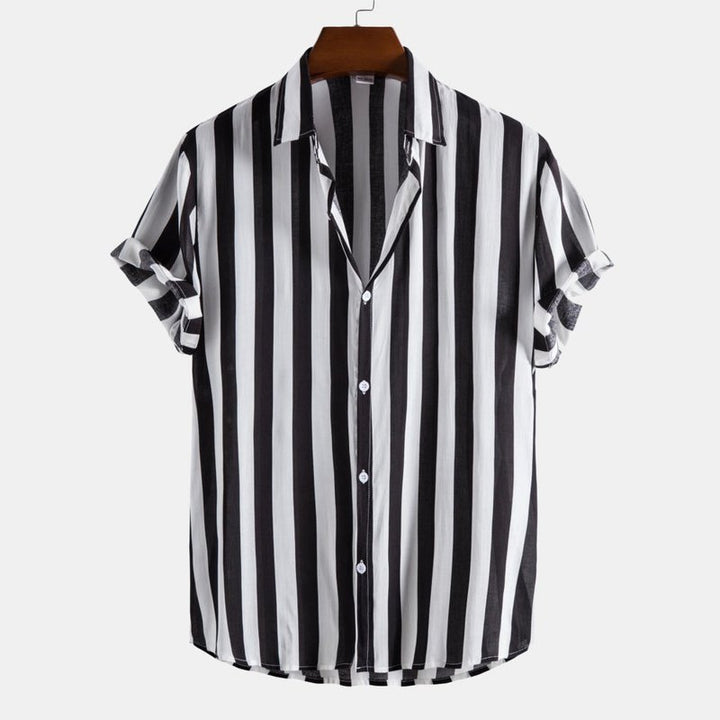 Wide Stripes Cotton Shirts