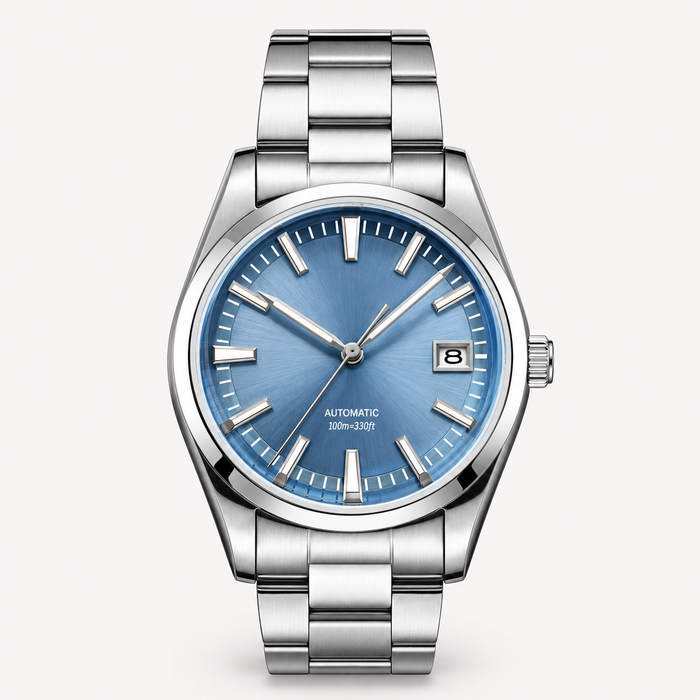 Men's Automatic Diver Watch Green Dial Stainless Steel