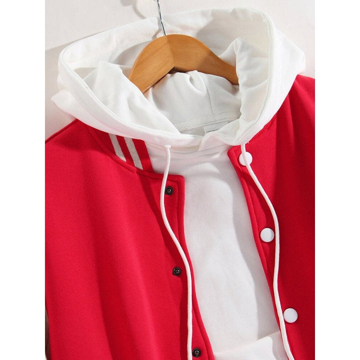 Contrast Baseball Jacket