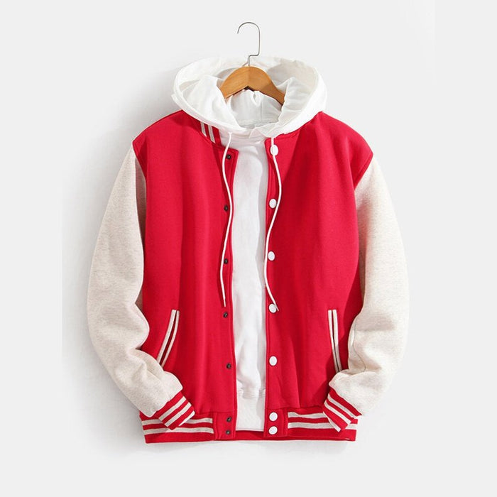 Contrast Baseball Jacket
