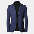 Man Plaid Blazer