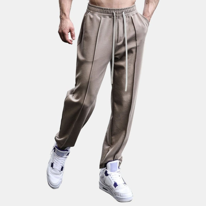 Tapered Pants With Pintuck