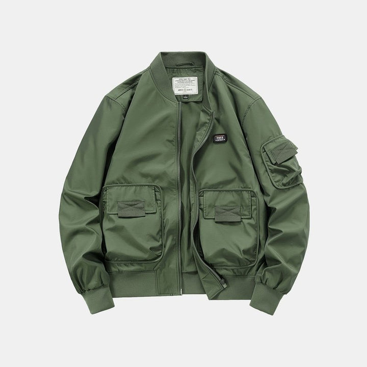 Multi Pockets Bomber Jacket