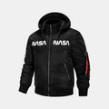 NASA Embroidery Hooded Jacket