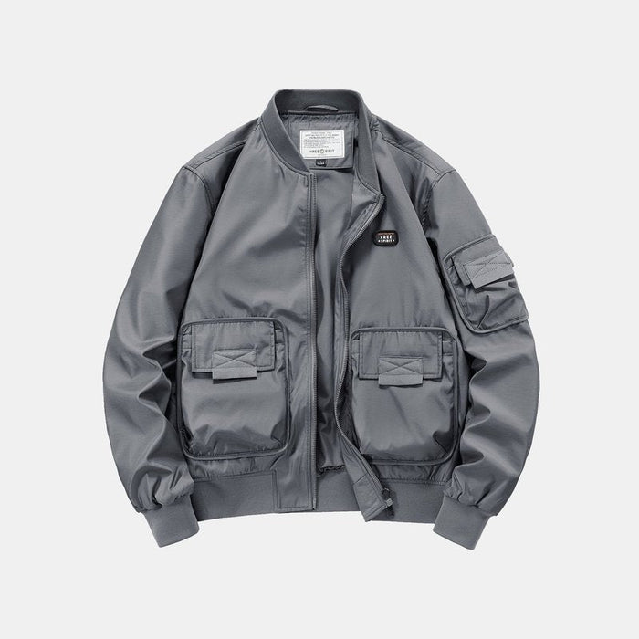 Multi Pockets Bomber Jacket