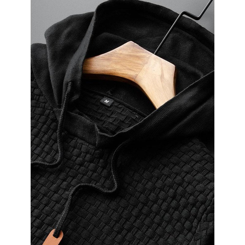 Knit Hooded Sweater