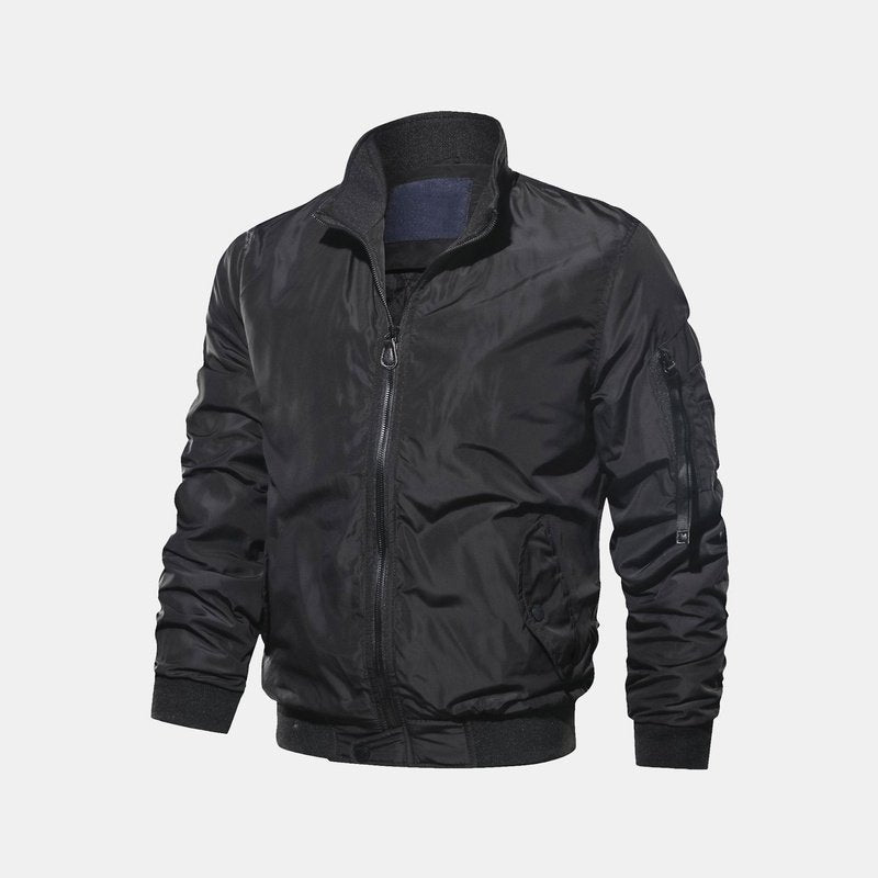 Quilted Lined Funnel Jacket