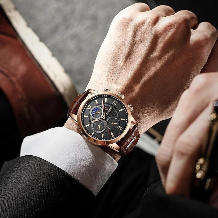 LIGE Classic Sports Watch